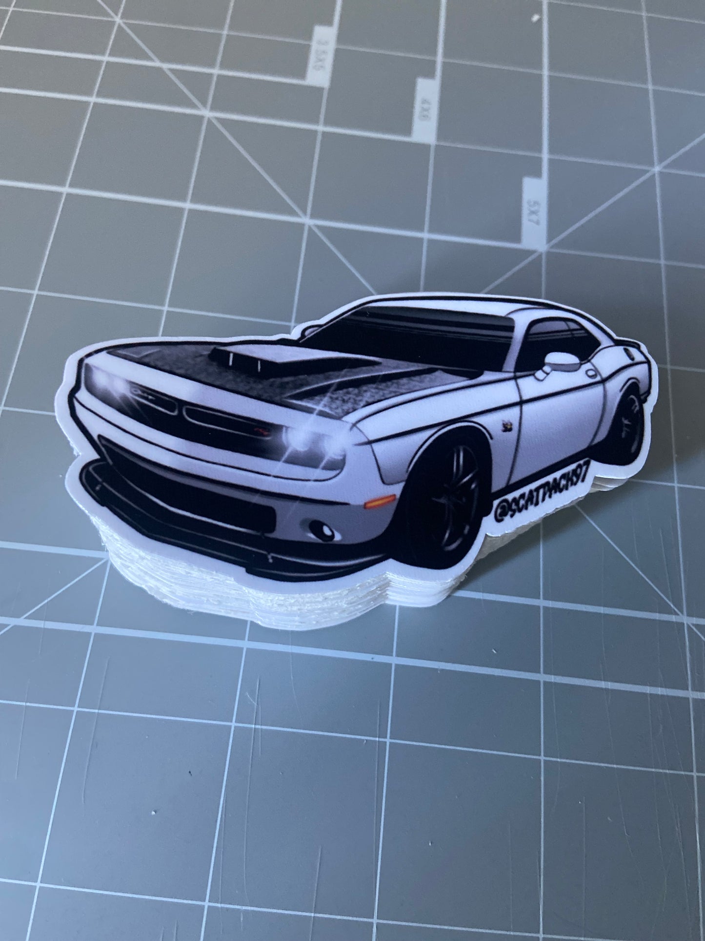 20 printed car/truck stickers